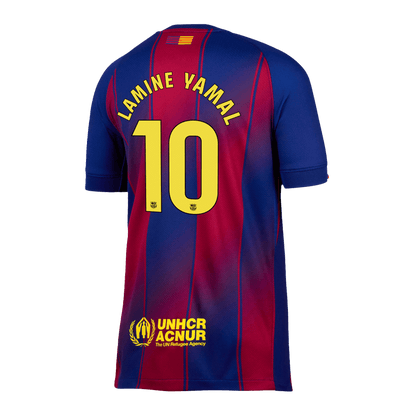 Camiseta LAMINE YAMAL #10 Barcelona 2025/26 Primera Equipación-Versión Hincha-Camisetas Pasion Shop