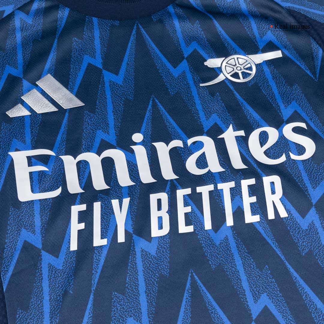 Camiseta Auténtica RICE #41 Arsenal 2025/26 Segunda Equipación-Versión Jugador-Camisetas Pasion Shop