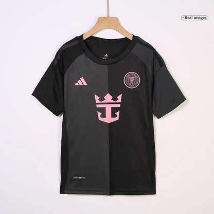 Set Tricouri Fotbal Inter Miami CF Deplasare 2025 Pentru Copii