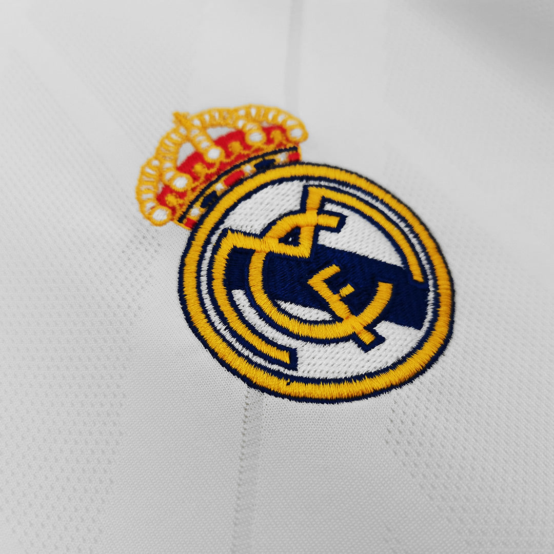 Camiseta Retro 2017/18 BENZEMA #9 Real Madrid Primera Equipación Manga Larga