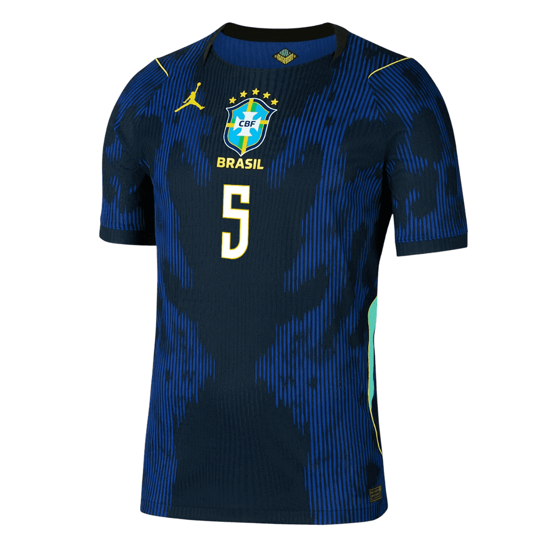 Camiseta Auténtica CASEMIRO #5 Brazil 2026 Segunda Equipación Copa del Mundo - Version Jugador