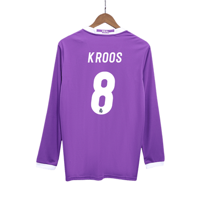 Camiseta Retro 2016/17 Kroos #8 Real Madrid Manga Larga 2025/26