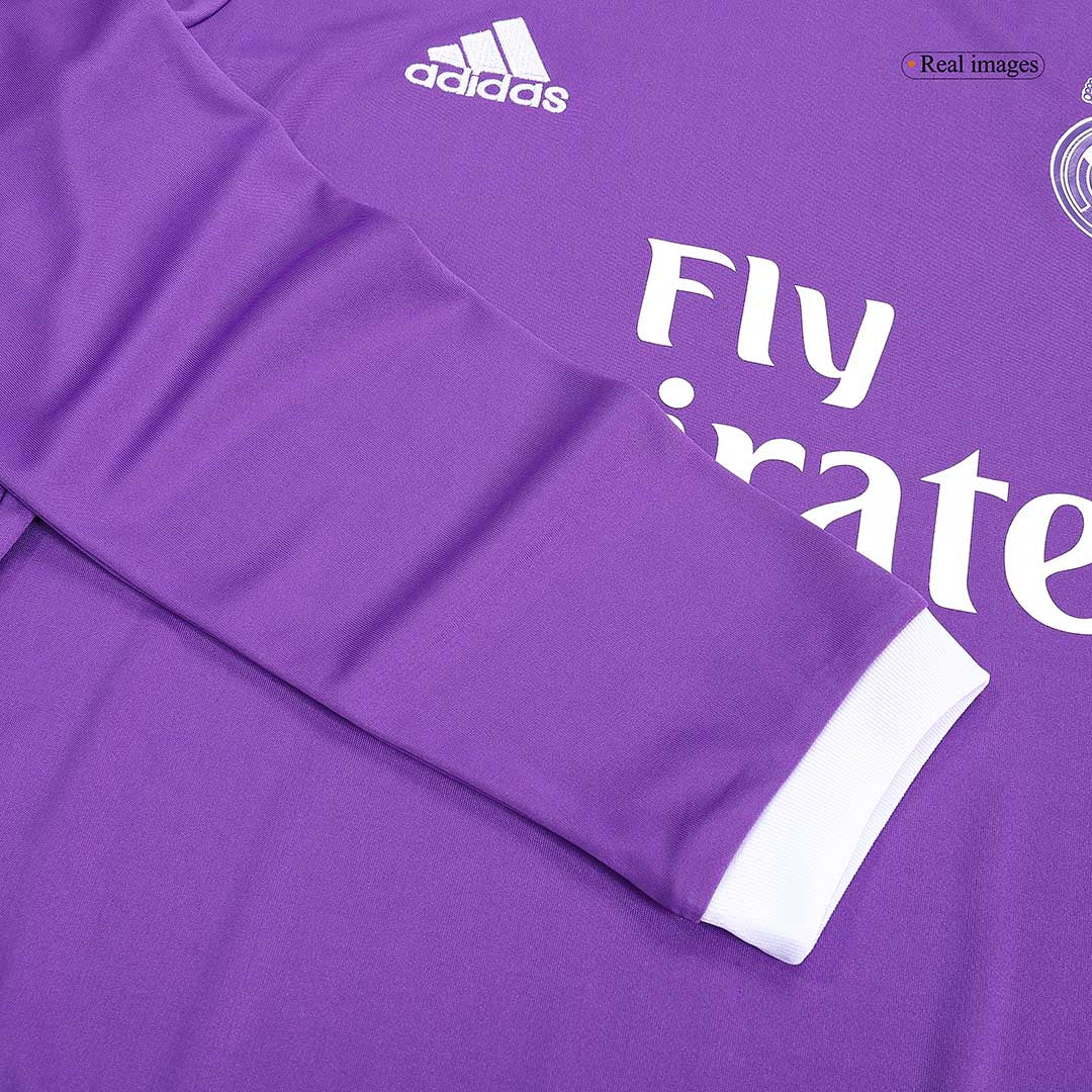 Retro 2016/17 Real Madrid Segunda Equipación Manga Larga