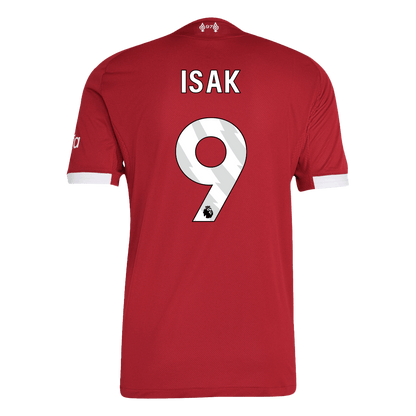 Camiseta Auténtica ISAK #9 Liverpool 2025/26 Primera Equipación-Versión Jugador-Camisetas Pasion Shop