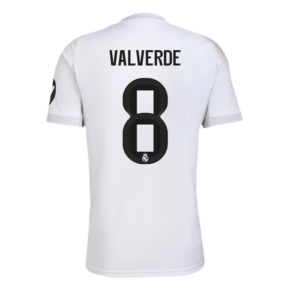 Tricouri Fotbal Real Madrid VALVERDE #8 Acasă 2025/26 - Premium