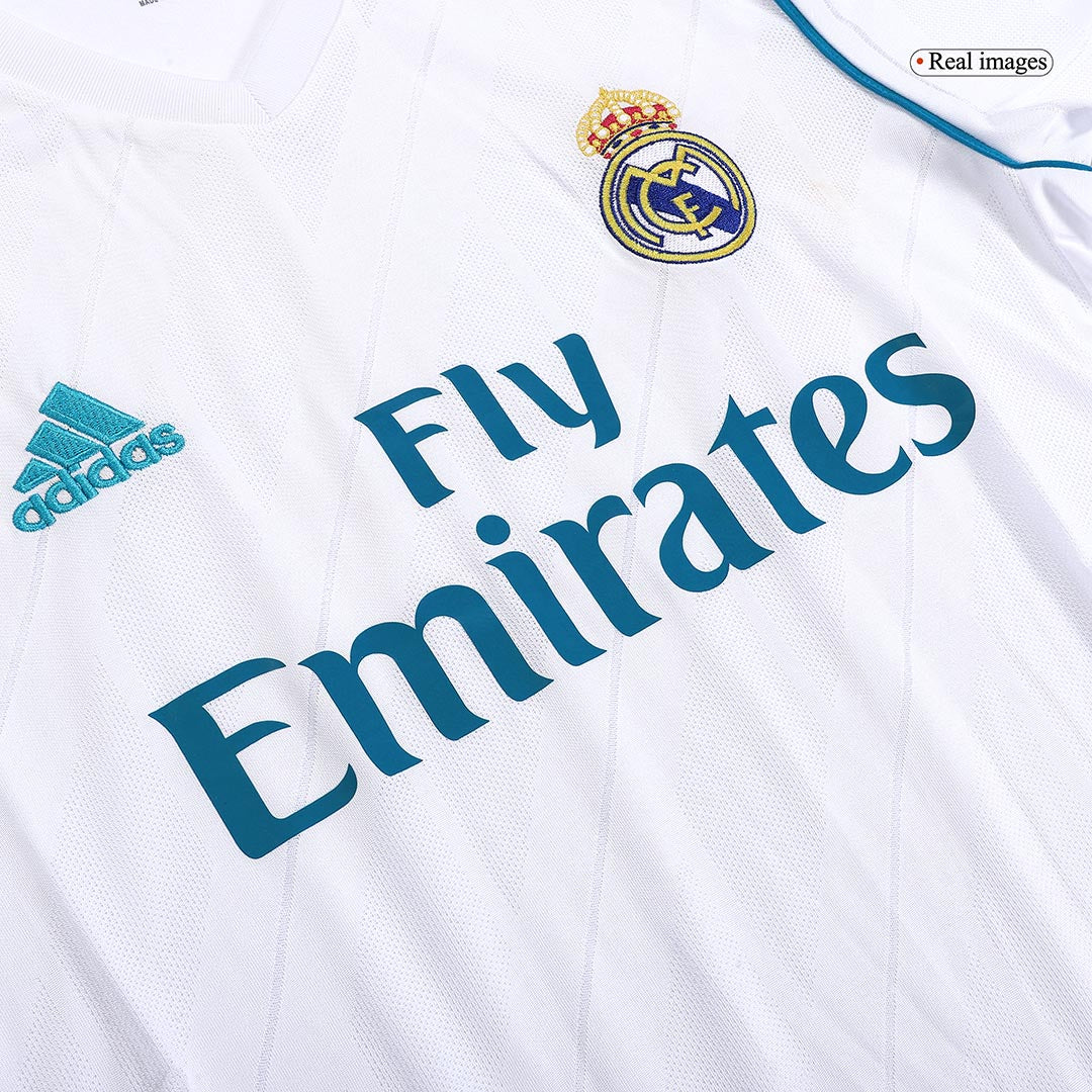 Tricouri Fotbal Vintage Real Madrid SERGIO RAMOS #4 Acasă 2017/18