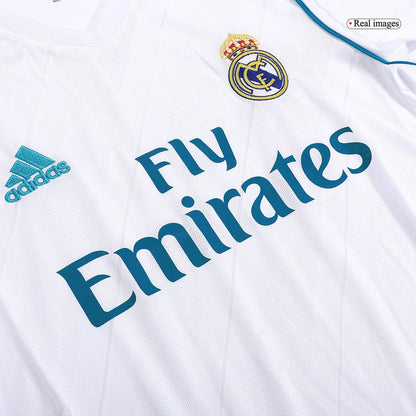 Camiseta Retro 2017/18 SERGIO RAMOS #4 Real Madrid Primera Equipación