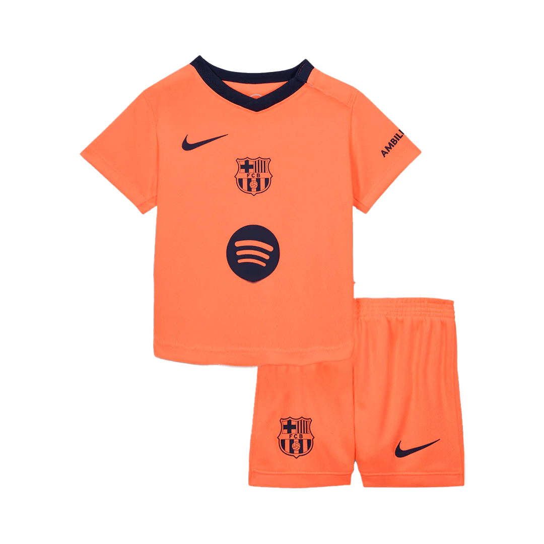 Conjunto Infantil Barcelona 2025/26 Tercera Equipación camiseta de fútbol