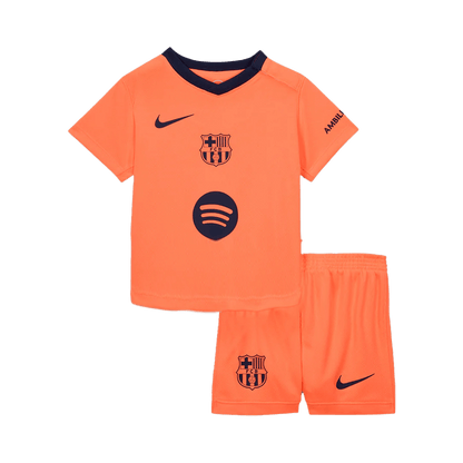 Conjunto Infantil Barcelona 2025/26 Tercera Equipación camiseta de fútbol