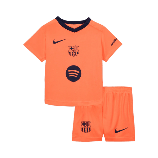 Conjunto Infantil Barcelona 2025/26 Tercera Equipación camiseta de fútbol