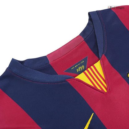 Camiseta Retro 2014/15 NEYMAR JR #11 Barcelona Primera Equipación