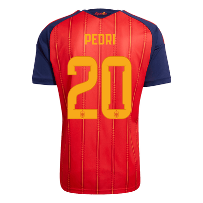 Camiseta PEDRI #20 Spain 2026 Primera Equipación Copa del Mundo - Version Hincha - Calidad premium