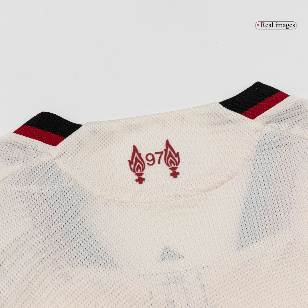 Camiseta Auténtica GAKPO #18 Liverpool 2025/26 Segunda Equipación - Version Jugador