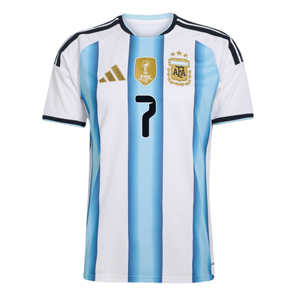 Camiseta DE PAUL #7 Argentina 2026 Primera Equipación Copa del Mundo - Version Hincha - Calidad premium