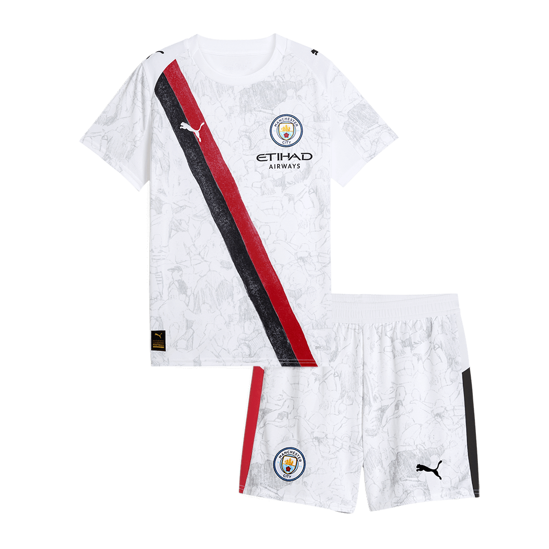 Miniconjunto Manchester City 2025/26 Clubs Mundiales camiseta de fútbol