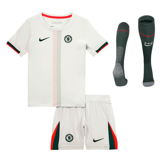 Conjunto Infantil Completo Chelsea 2025/26 Segunda Equipación Kids camiseta de fútbol