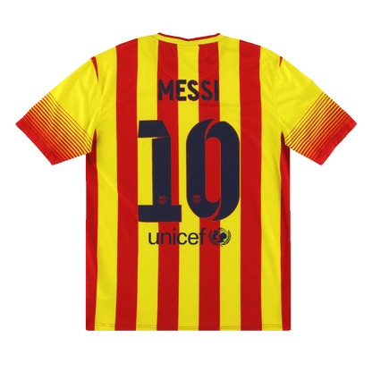 Camiseta Retro 2013/14 MESSI #10 Barcelona Segunda Equipación 2025/26