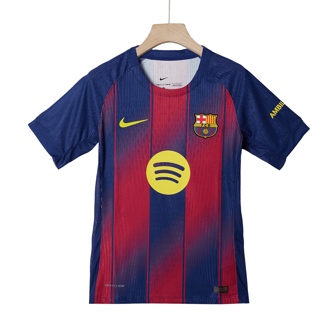 Camiseta Auténtica ROONY #19 Barcelona 2025/26 Primera Equipación-Versión Jugador-Camisetas Pasion Shop