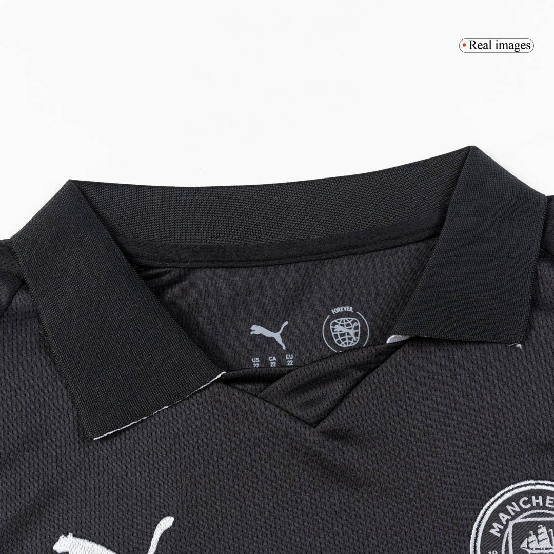 Conjunto Infantil Completo Manchester City 2025/26 Segunda Equipación