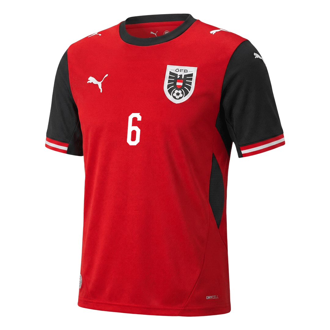 Camiseta SEIWALD #6 Austria 2026 Primera Equipación Copa del Mundo - Versión Hincha