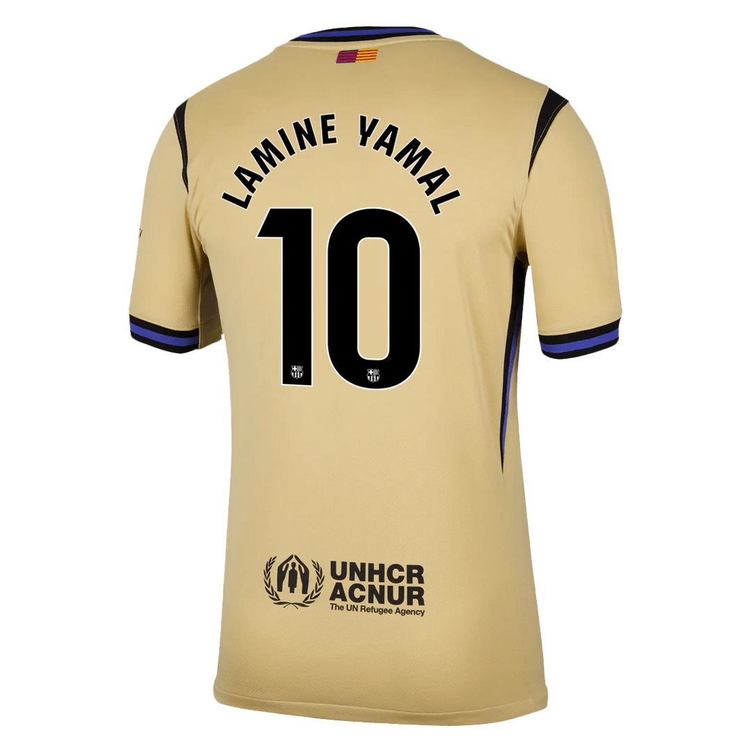 Camiseta LAMINE YAMAL #10 Barcelona 2025/26 Segunda Equipación-Versión Hincha-Camisetas Pasion Shop