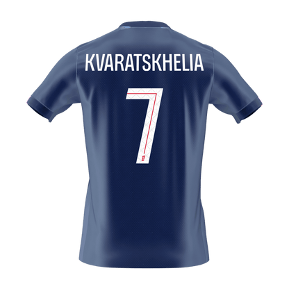 Calidad Premium Camiseta KVARATSKHELIA #7 PSG 2025/26 Primera Equipación-Versión Hincha-Camisetas Pasion Shop