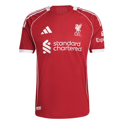 Camiseta Auténtica ISAK #9 Liverpool 2025/26 Primera Equipación-Versión Jugador-Camisetas Pasion Shop