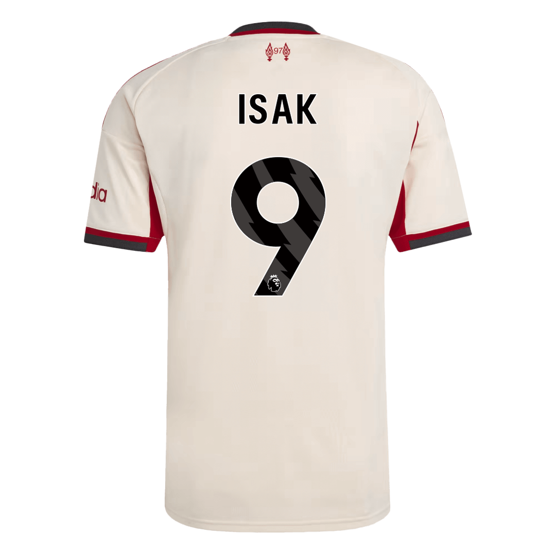 Camiseta ISAK #9 Liverpool 2025/26 Segunda Equipación-Versión Hincha-Camisetas Pasion Shop