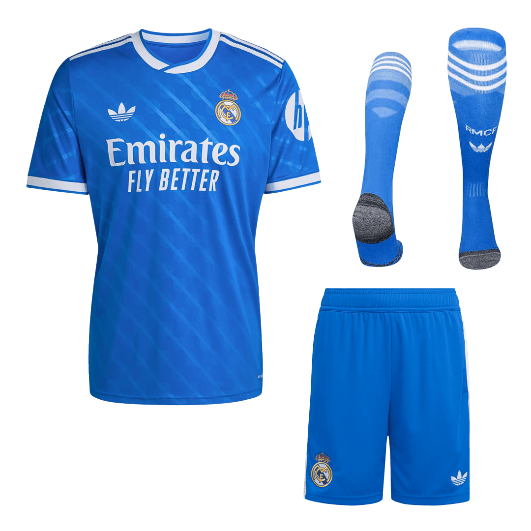 Conjunto Completo Real Madrid 2025/26 Tercera Equipación camiseta de fútbol