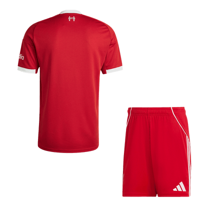 Conjunto Liverpool 2025/26 Primera Equipación-Camisetas Pasion Shop