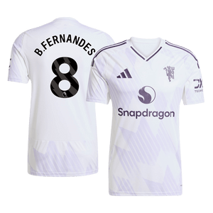 Tricouri Fotbal Manchester United B.FERNANDES #8 Deplasare 2025/26 (mărime mare)