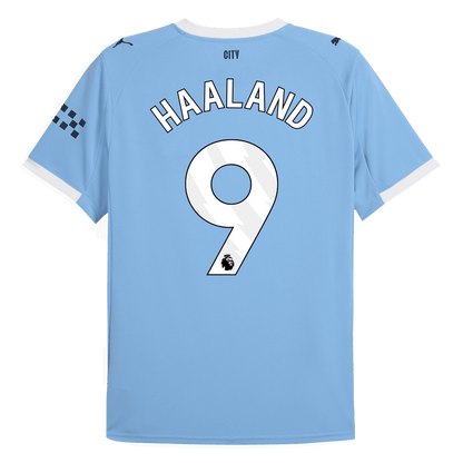 Tricouri Fotbal Manchester City HAALAND #9 Acasă 2025/26 - Premium (mărime mare)