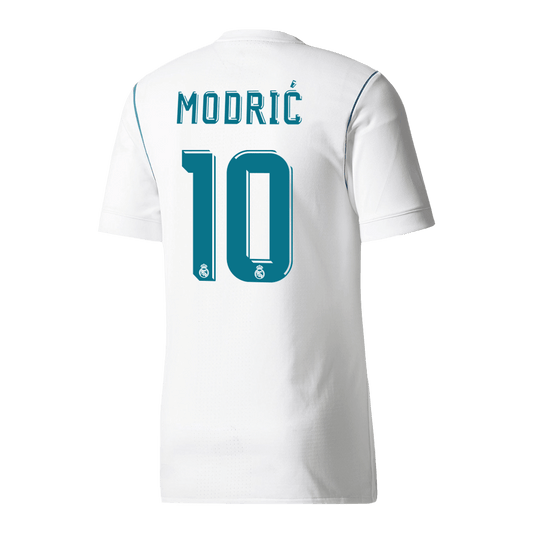 Camiseta Retro 2017/18 Modrić #10 Real Madrid Primera Equipación 2025/26