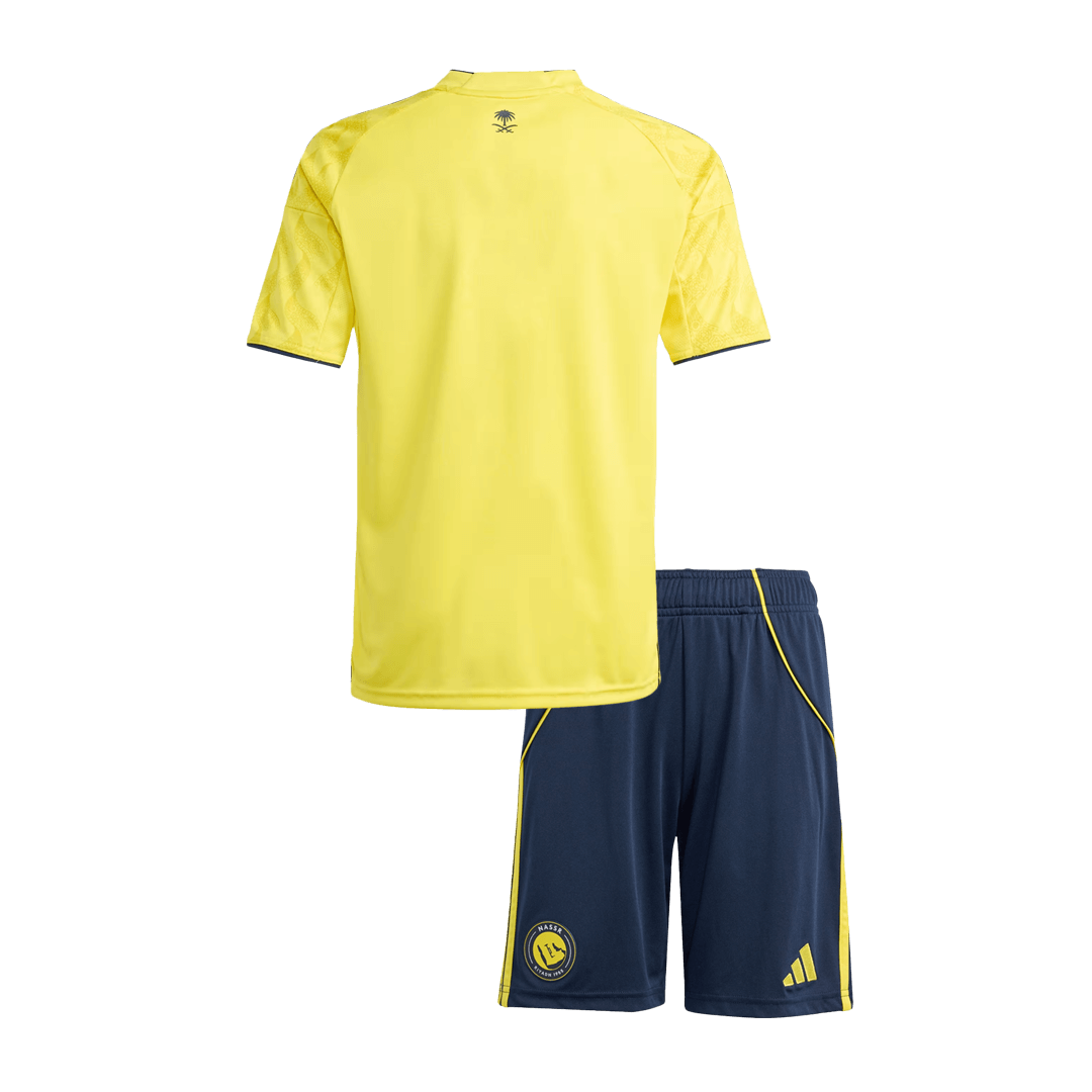 Conjunto Infantil Al Nassr 2025/26 Primera Equipación-Camisetas Pasion Shop