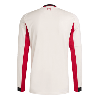 Camiseta Manga Larga Liverpool 2025/26 Segunda Equipación-Versión Hincha-Camisetas Pasion Shop