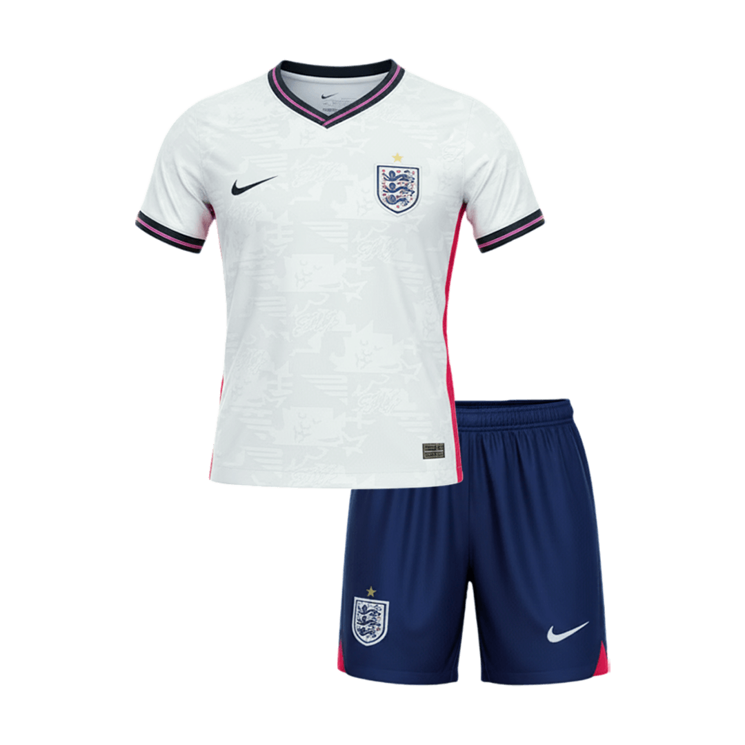 Conjunto Infantil England 2026 Primera Equipación Copa del Mundo camiseta de fútbol