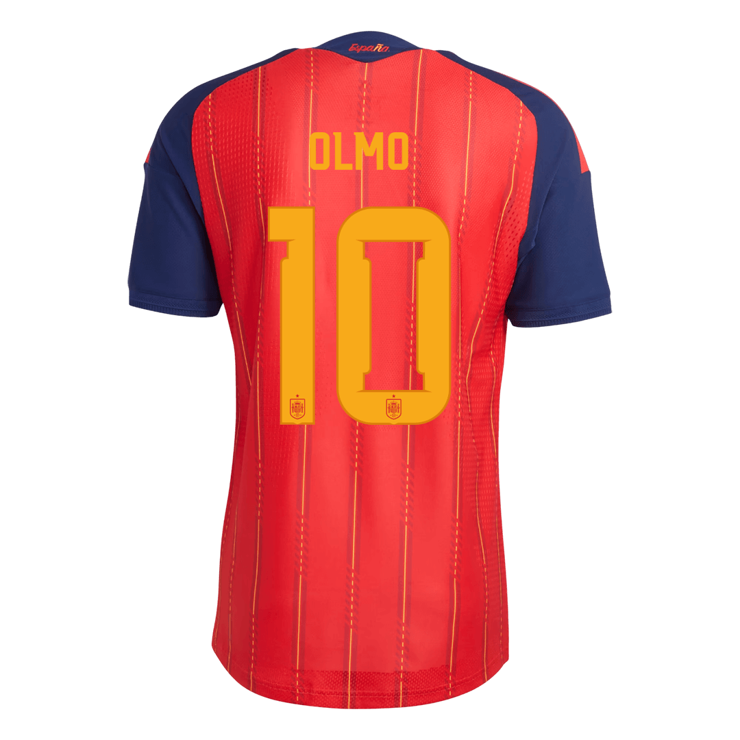 Camiseta Auténtica OLMO #10 Spain 2026 Primera Equipación Copa del Mundo - Version Jugador