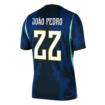 Camiseta Auténtica JOÃO PEDRO #22 Brazil 2026 Segunda Equipación Copa del Mundo - Version Jugador