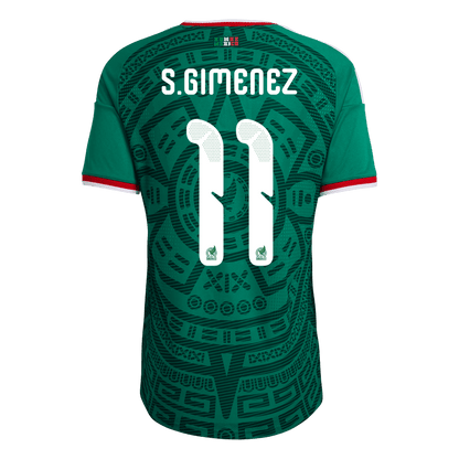Camiseta Auténtica S.GIMENEZ #11 Mexico 2026 Primera Equipación Copa del Mundo - Version Jugador