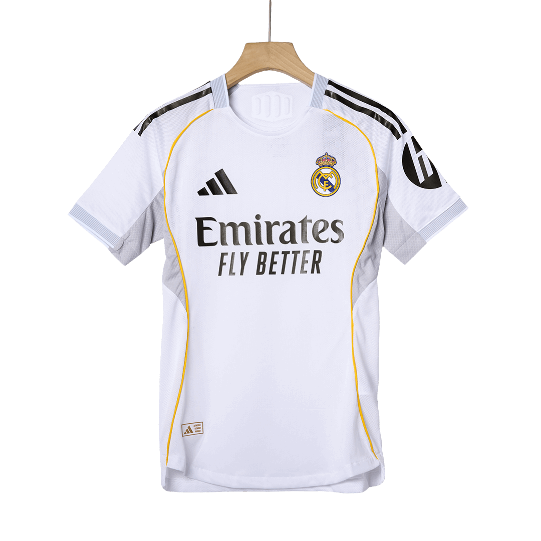 Camiseta Auténtica VALVERDE #8 Real Madrid 2025/26 Primera Equipación-Versión Jugador