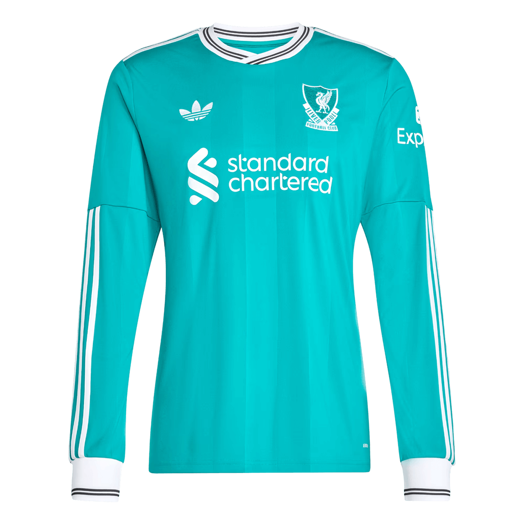 Manga Larga Liverpool 2025/26 Tercera Equipación -Versión Hincha camiseta de fútbol