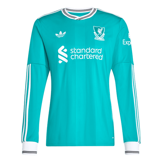 Manga Larga Liverpool 2025/26 Tercera Equipación -Versión Hincha camiseta de fútbol