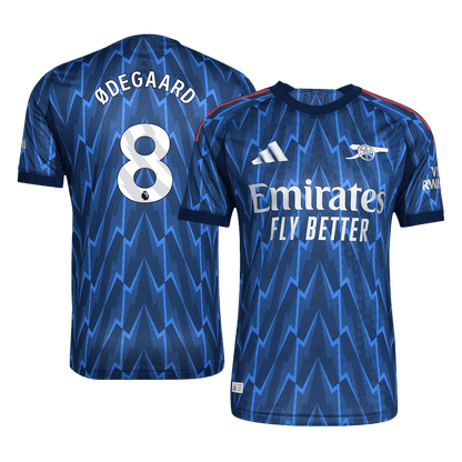 Camiseta Auténtica ØDEGAARD #8 Arsenal 2025/26 Segunda Equipación-Versión Jugador