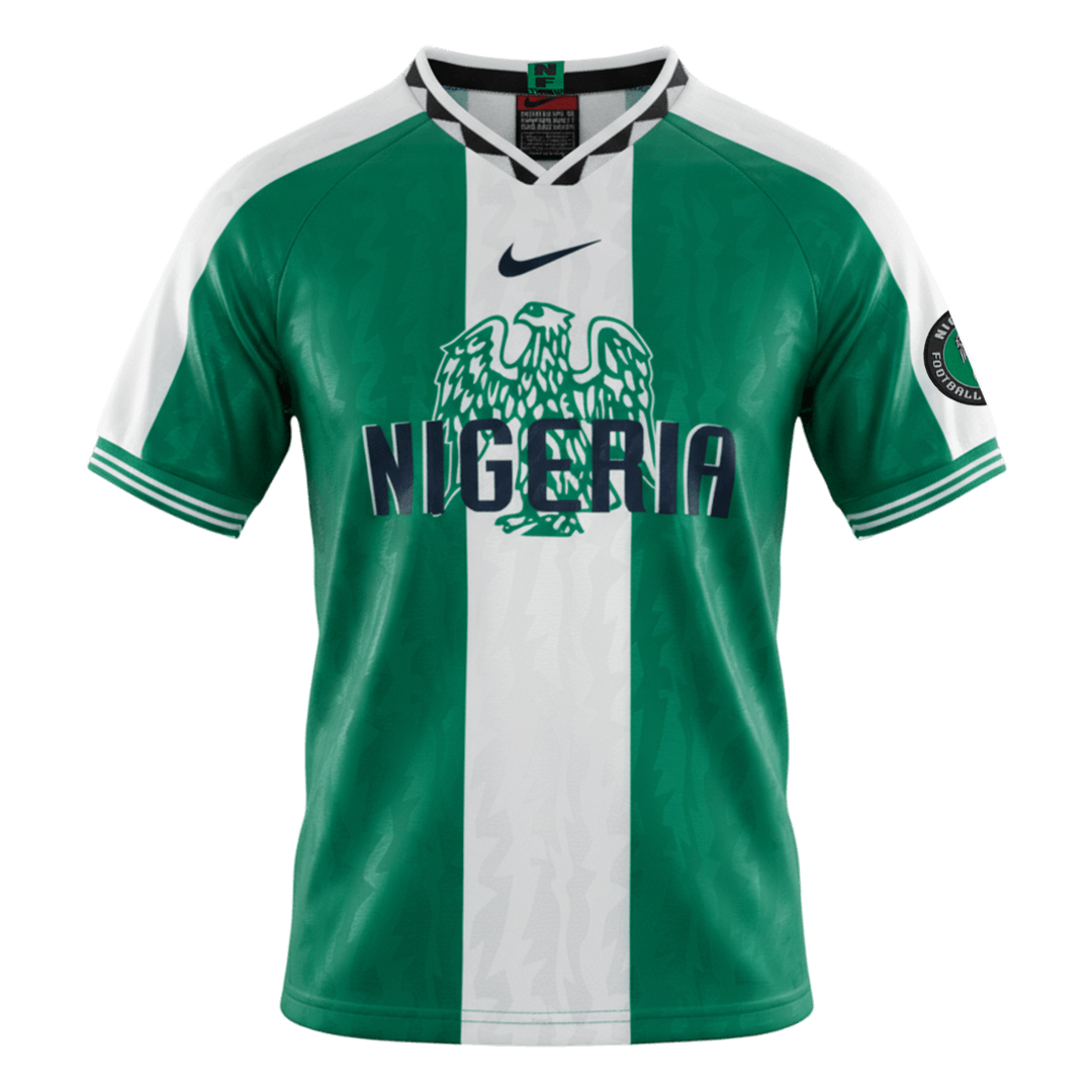 Retro 1996 Nigeria Primera Equipación camiseta de fútbol 2025/26