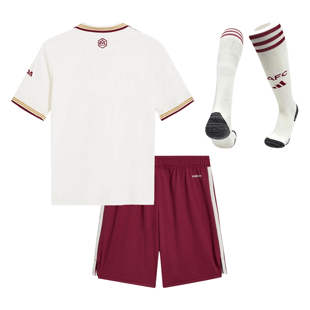 Conjunto Infantil Completo Arsenal 2025/26 Tercera Equipación