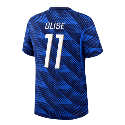 Camiseta Auténtica OLISE #11 France 2026 Primera Equipación Copa del Mundo - Version Jugador