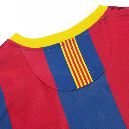 Tricouri Fotbal Vintage Barcelona MESSI #10 Acasă 2010/11