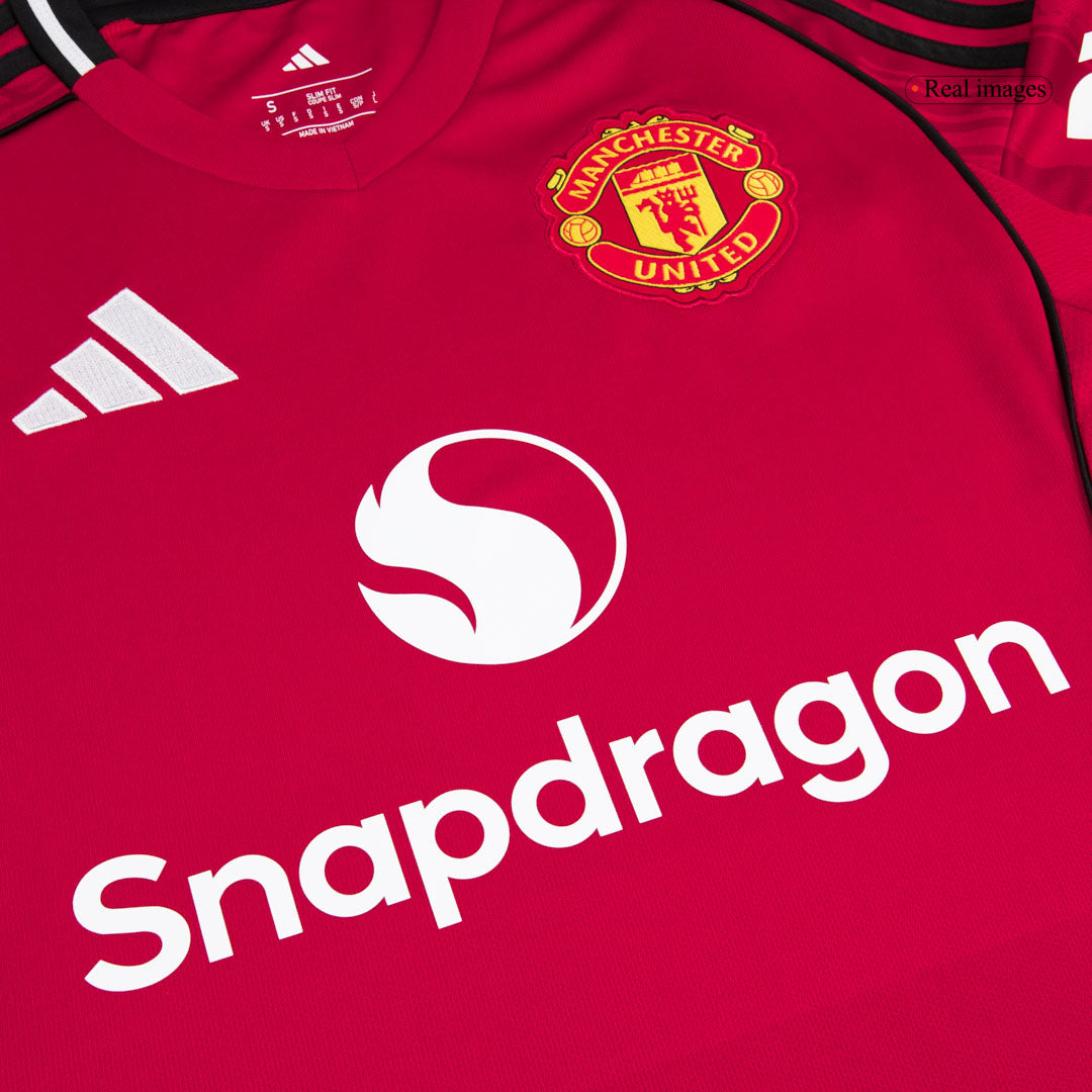 Camiseta MOUNT #7 Manchester United 2025/26 Primera Equipación - Version Hincha - Calidad premium