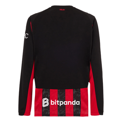 Manga Larga AC Milan 2025/26 Primera Equipación - Version Hincha