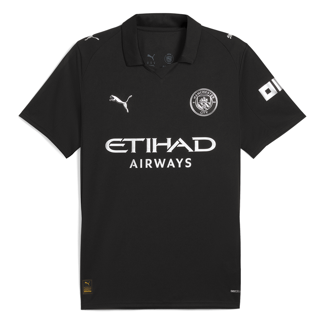 Camiseta CHERKI #10 Manchester City 2025/26 Segunda Equipación - Versión Hincha